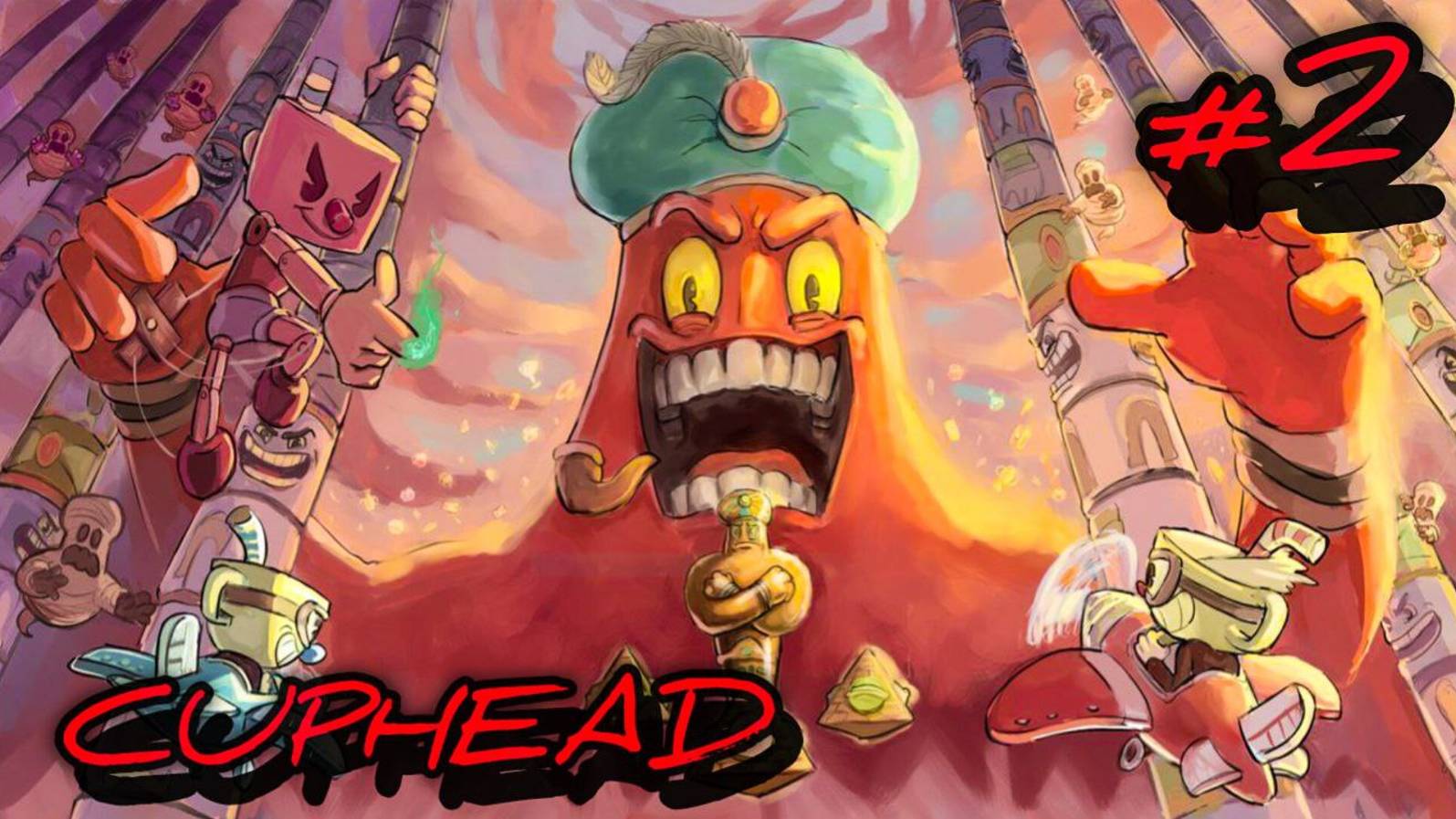ПРОХОЖУ КАПХЕД ВТОРОЙ ОСТРОВ ►CUPHEAD!!!!!