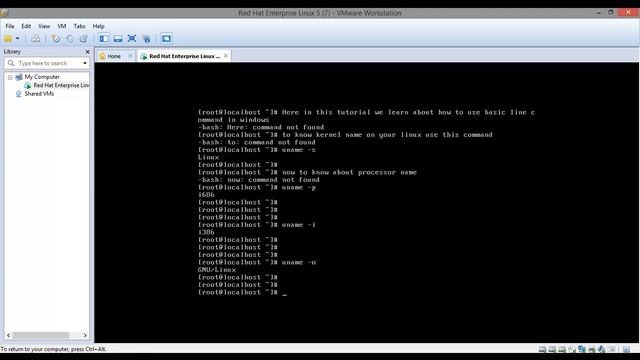 some basic commands for know linux operating system details by uname command line tool смотреть онлайн