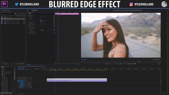 Premiere Pro: Blurred Edge Effect! смотреть онлайн