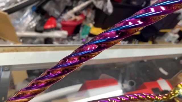 20” twisted chrome neon frame lowrider bike frame sold by vulture line company смотреть онлайн