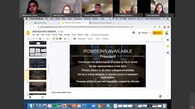 SGA Exec Board Election Virtual Info Session смотреть онлайн
