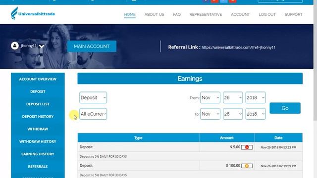 Universal BitTrade Withdraw Proof смотреть онлайн