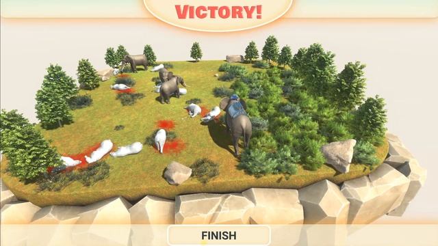 💥Battle of 5 elephants against 13 safari animals💥Animal Revolt Battle Simulator смотреть онлайн