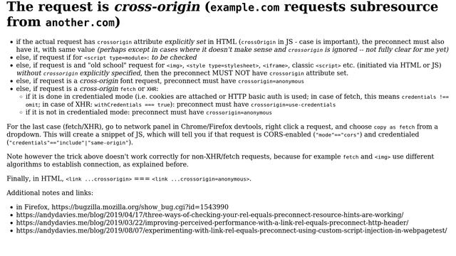 When should I use the "crossorigin" attribute on a "preconnect" ＜link＞? (4 Solutions!!) смотреть онлайн