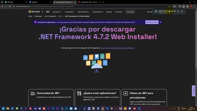 Descargar e instalar Framework 4 7 2 смотреть онлайн