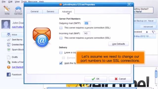 6) Configuring custom ports in IncrediMail by Gecko Websites смотреть онлайн