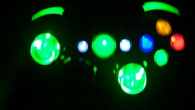 GREEN CHROME XBOX 360 CONTROLLER WITH LED THUMBSTICKS смотреть онлайн