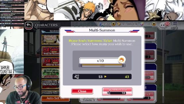 DOWN TO ZERO! END OF YEAR SUMMONS! Bleach Brave Souls смотреть онлайн