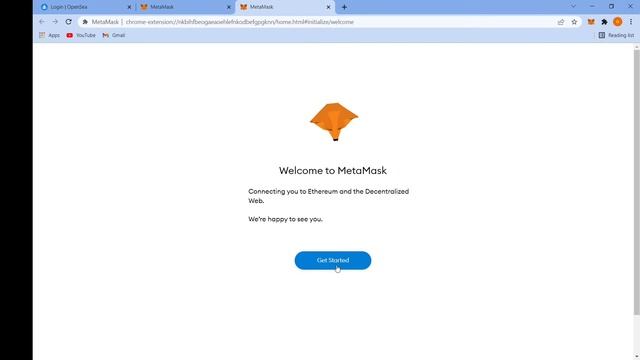 Connect MetaMask Wallet to OpenSea || Have already MetaMask Wallet || Chrome Edition 2022 смотреть онлайн