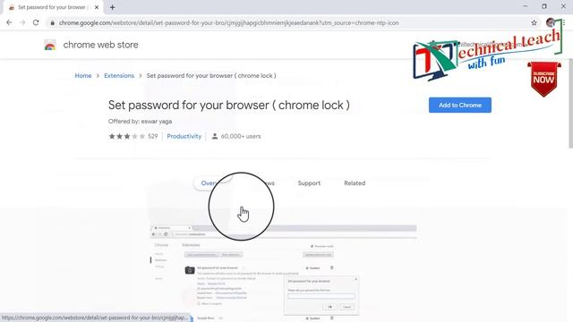 How To Lock Chrome browser with password chrome lock || CROME को लॉक कैसे करे || technical teach | смотреть онлайн