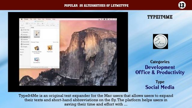 LetMeType | Top 25 Alternatives of LetMeType смотреть онлайн