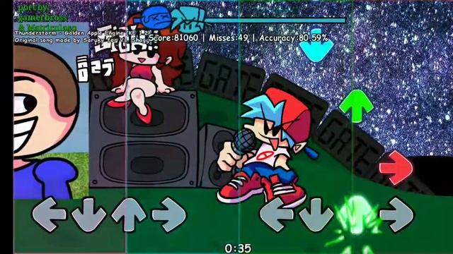 FNF Vs Dave And Bambi Golden Apple Android Port смотреть онлайн