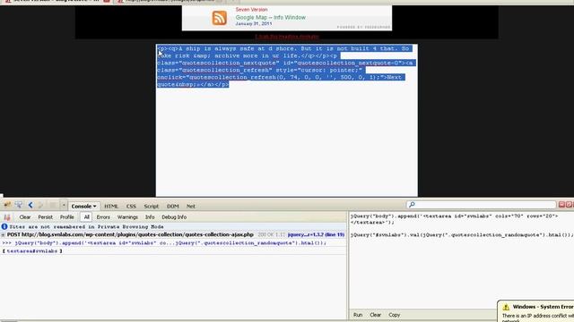 Web Scraping Using Firefox & jQuery смотреть онлайн