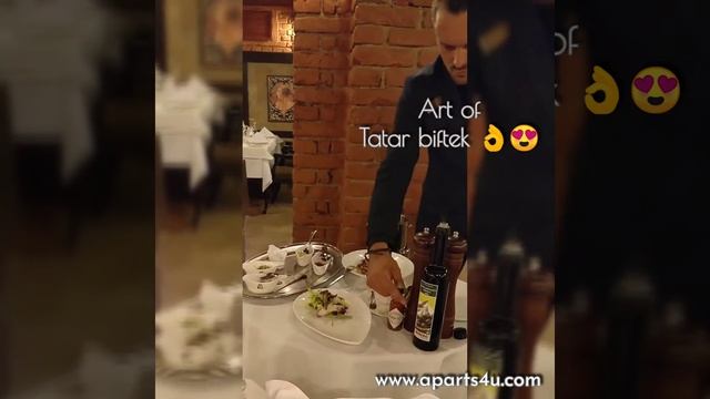 Art of tatar biftek, Rubezahl Castel hotel restaurant Marianske Lazne / Татарский бифштекс Лазни смотреть онлайн