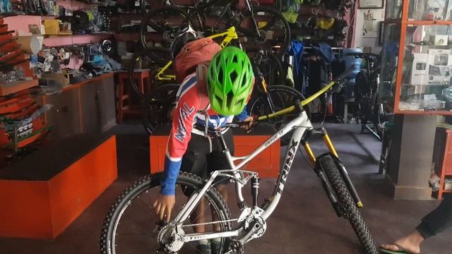 Trinx brave sereis full suspension bike test ride at pancbike смотреть онлайн
