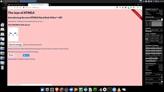 Image Dump Test in Brave Browser. смотреть онлайн