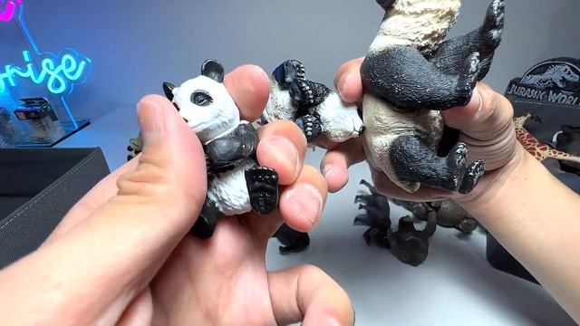 New Wild Animals - White Rhinoceros, Hippopotamus, Capybara, Raccoon, Panda, Sloth Bear, Arctic Fox смотреть онлайн