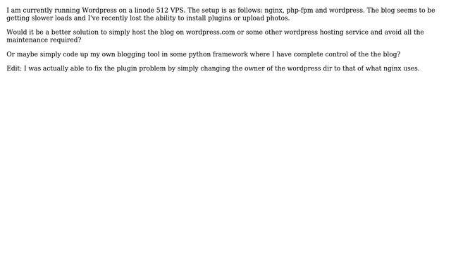 How to get a decent wordpress setup using a linode VPS or other hosting solution? смотреть онлайн