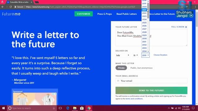How to Send Mail in Future Easily смотреть онлайн
