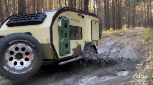 Внедорожный прицеп капля «Отшельник» TAIGA CAMPER