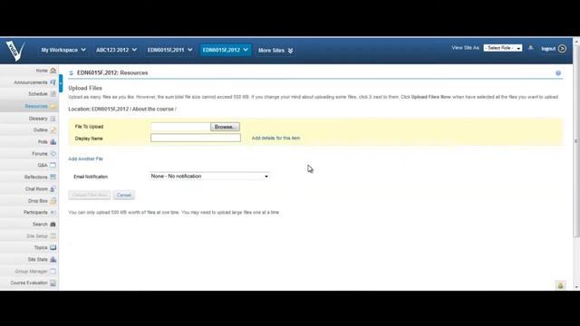 How To Upload And Download Resources In Vula