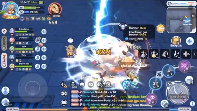 Ragnarok X : Next Generation - Endless tower F 1 (server : Opera Phantom) смотреть онлайн