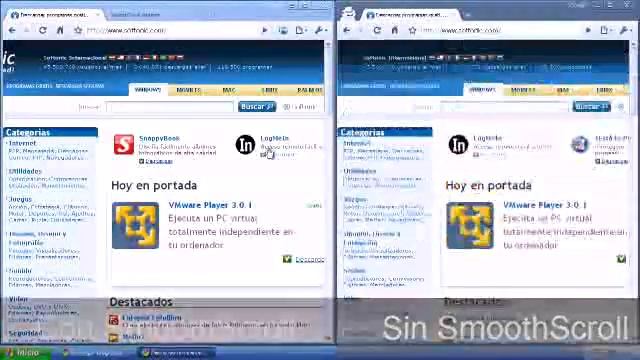 Comparativa: Chrome con y sin SmoothScroll смотреть онлайн