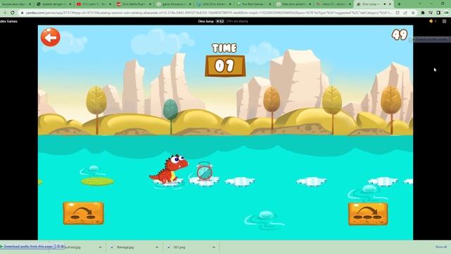Dino Jump — play online for free on Yandex Games Google Chrome 2022 10 05 15 35 38 смотреть онлайн