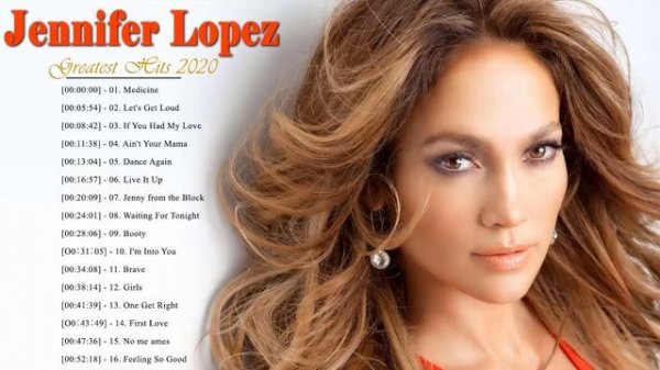 Top 20 Jennifer Lopez Songs || Jennifer Lopez Greatest Hits Full Album 2020
