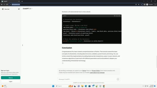 python create blockchain смотреть онлайн