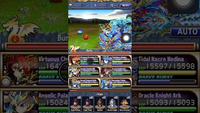 Brave Frontier iOS Auto-Guard and Auto-SBB demonstration. смотреть онлайн