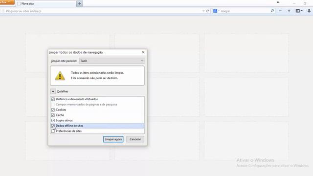 Mozilla Firefox - Limpeza de Cache смотреть онлайн
