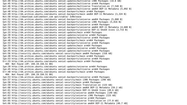 Ubuntu: apt-get update not working (Not Found [IP: 194.19.194.51 80]) смотреть онлайн