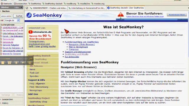 Internet-Browser 22/22 SeaMonkey смотреть онлайн
