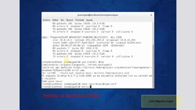 servidor DHCP con FEDORA comentado смотреть онлайн