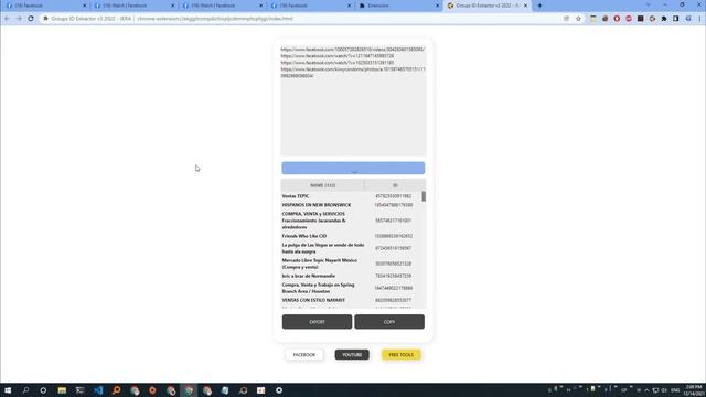 Facebook Group Extractor V3 2023 Chrome Extension смотреть онлайн