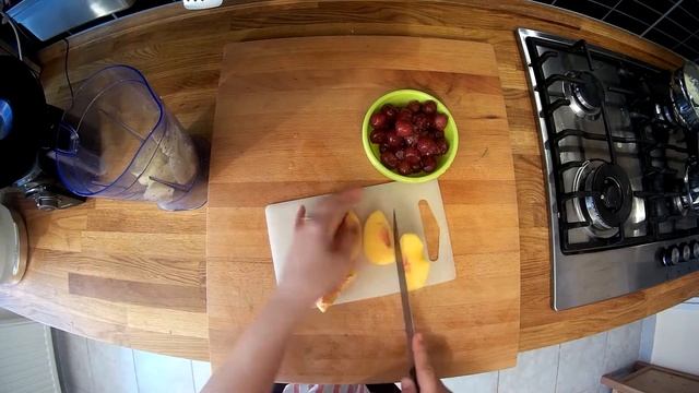 How to make baby food - Apple, peach and cherry | daniel_tastes смотреть онлайн