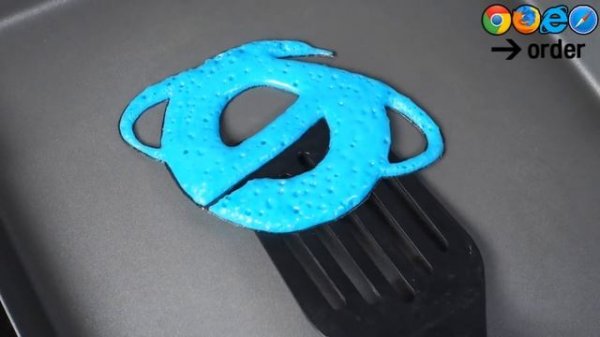 Web browser Pancake art - Google Chrome, Firefox, Explorer, Safari