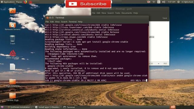How to Install Google Chrome in Ubuntu Linux | Chrome ব্রাউজার কিভাবে উবুন্টু লিনাক্সে ইন্সটল করব смотреть онлайн