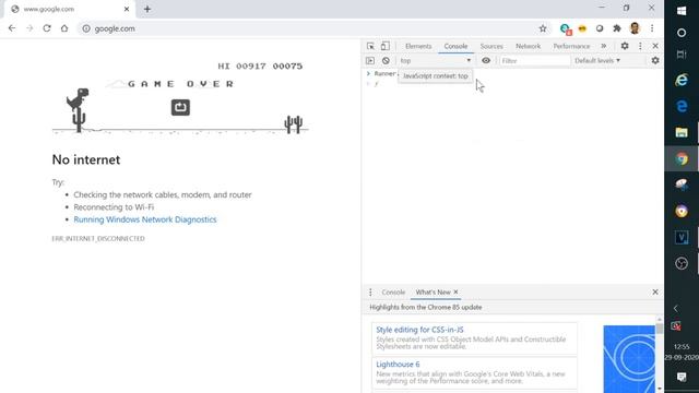 How to hack google chrome dinosaur game? смотреть онлайн