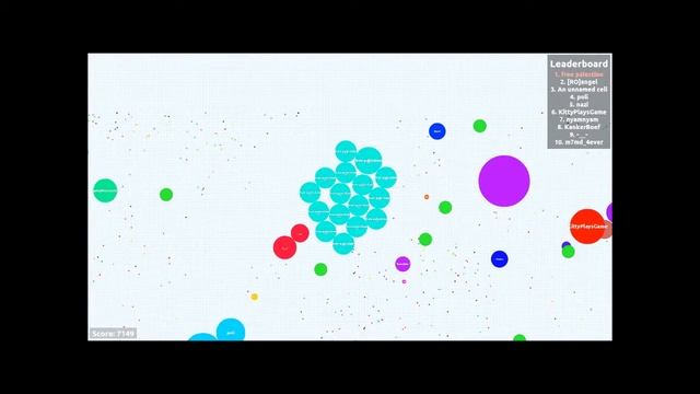 Agar.io eating the grass!!! (AGAR.IO / AGARIO) смотреть онлайн