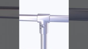 Вешало из хромированной трубы диаметром 25 мм.  Мебельная Фурнитура  системы джокер.