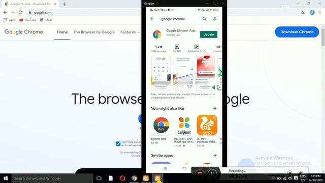 How to update google chrome smart phone and PC. смотреть онлайн