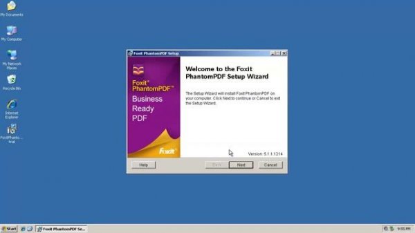 Installation of Foxit PhantomPDF Express