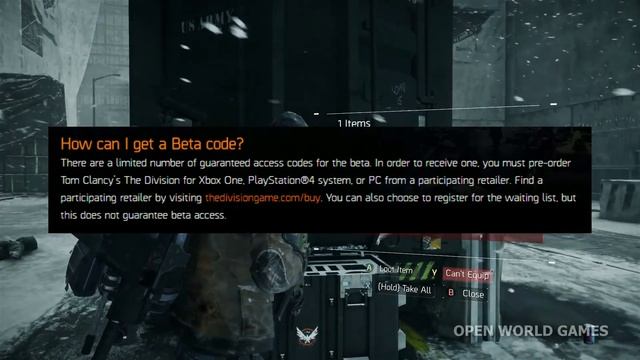 The Division BETA News: Guarantee An Entry Without Signing Up Or Pre Ordering (Division Gameplay)