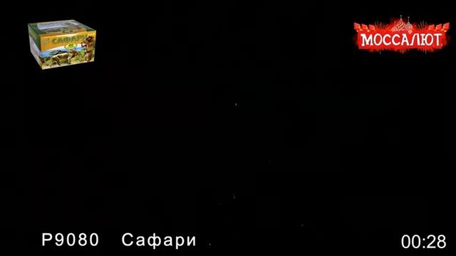 Батарея салютов Сафари (Фейерверк 49 залпов) арт. Р9080 смотреть онлайн