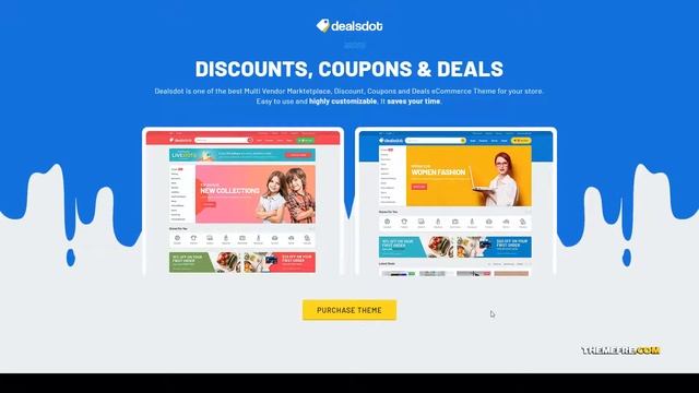 Dealsdot - Multi Vendor Marketplace Theme stores affiliate shop Website Builder смотреть онлайн