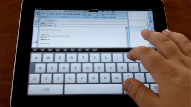 Sending Email using Outlook on iPad, using Windows 7 смотреть онлайн