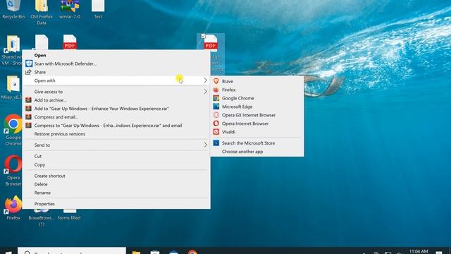 How to Open a PDF File using Opera GX Browser on Windows 10 | GearUpWindows Tutorial смотреть онлайн