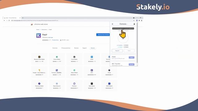 How to stake Osmosis $OSMO with the Keplr extension смотреть онлайн